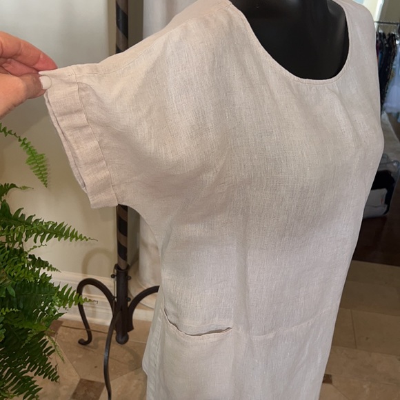 It Is Well LA linen shift dress - Picture 3 of 5